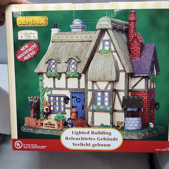 RARE LEMAX CADDINGTON VILLAGE The Cheshire Cottage 2011 NIB - Picture 1 of 7